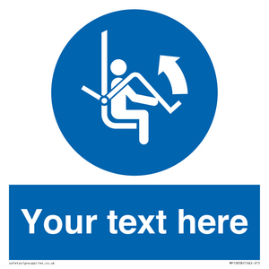 Custom Mandatory: Open safety bar of chairlift